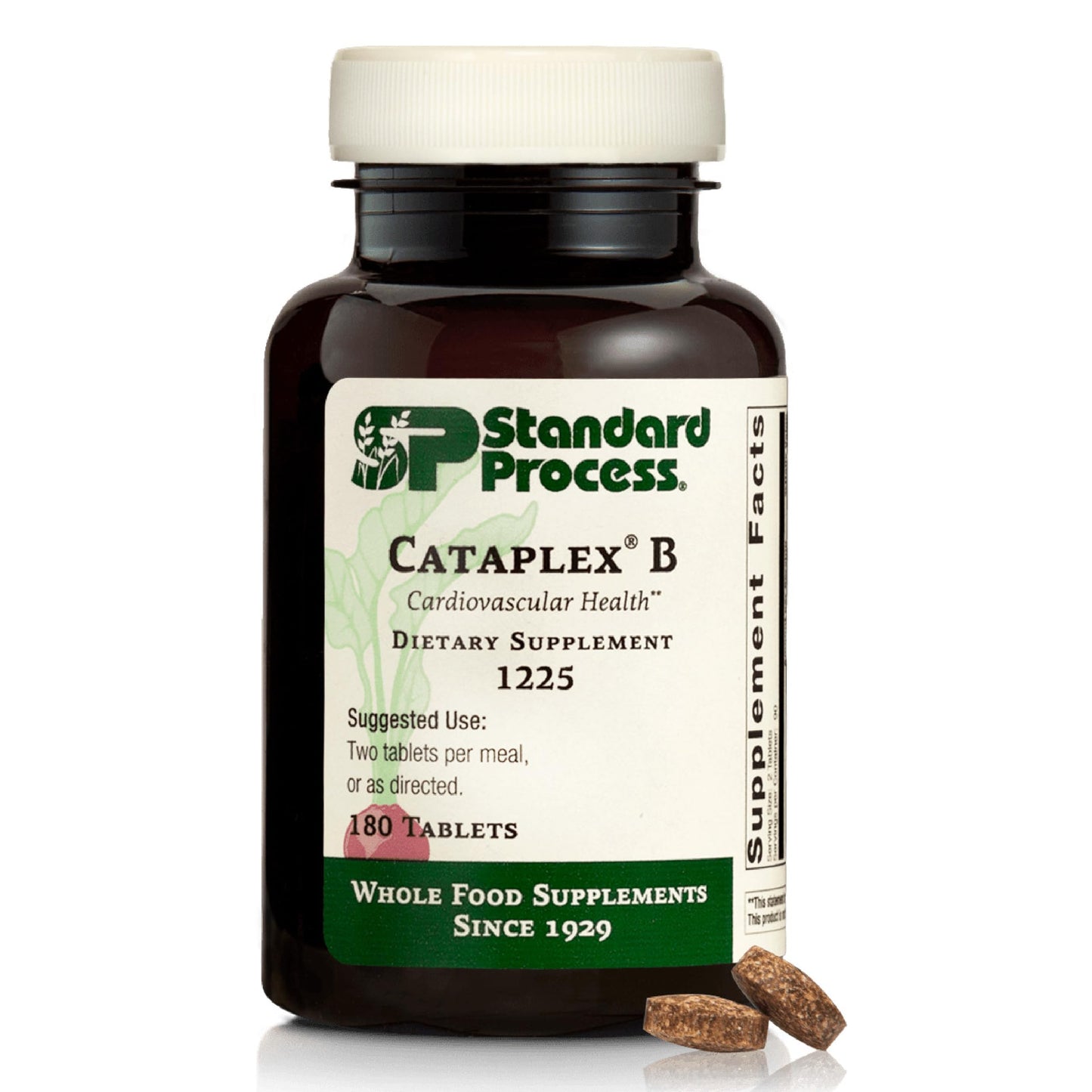 Cataplex B by Standard Process – Nervous System & Heart Health | Energy & Metabolism | 180 Tablets