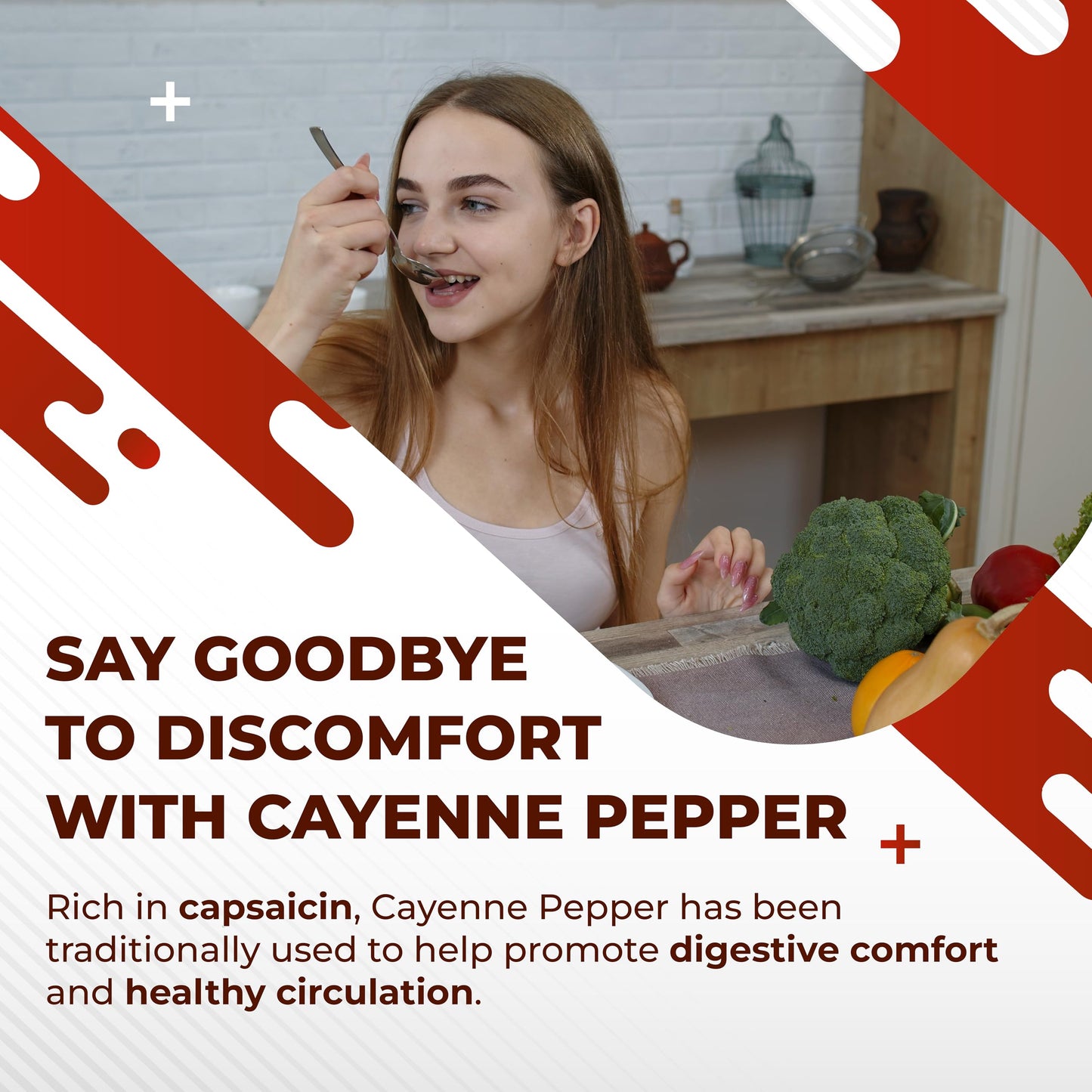 Cayenne Pepper 8-in-1 Formula - Non-GMO, Gluten-Free | Nurafuse