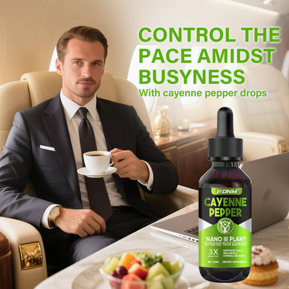 Cayenne Pepper Drops – 60 ml High-Potency Cayenne Extract | Metabolism & Cardiovascular Health