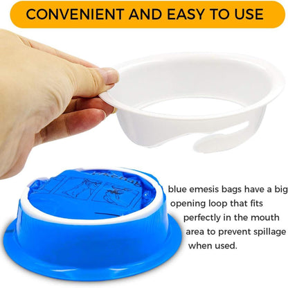 CDThinkingU Vomit Emesis Bags – 150 Pack, 1000ml, Leak-Proof Medical-Grade