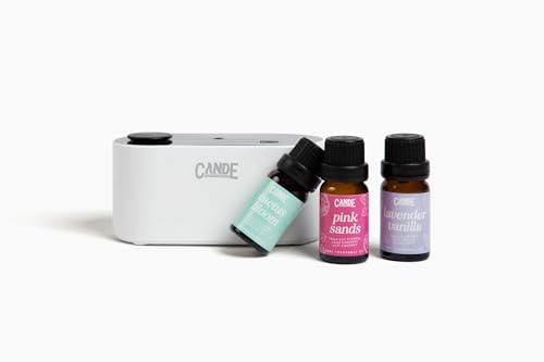 CE CRAFT Waterless Travel Diffuser Gift Set – Rechargeable, 3 Fragrance Oils, Office & Home