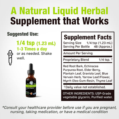 Cedar Bear Lymphatic Cleanse – Immune Support Drops (Alcohol-Free, 2 fl oz)