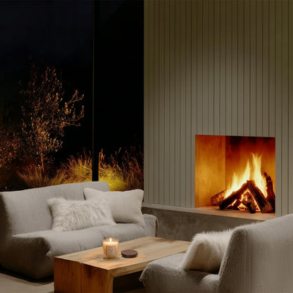 Cedar Candle - Rich Smoky Cedar & Dry Wood for Cozy Winter Nights | The Fire