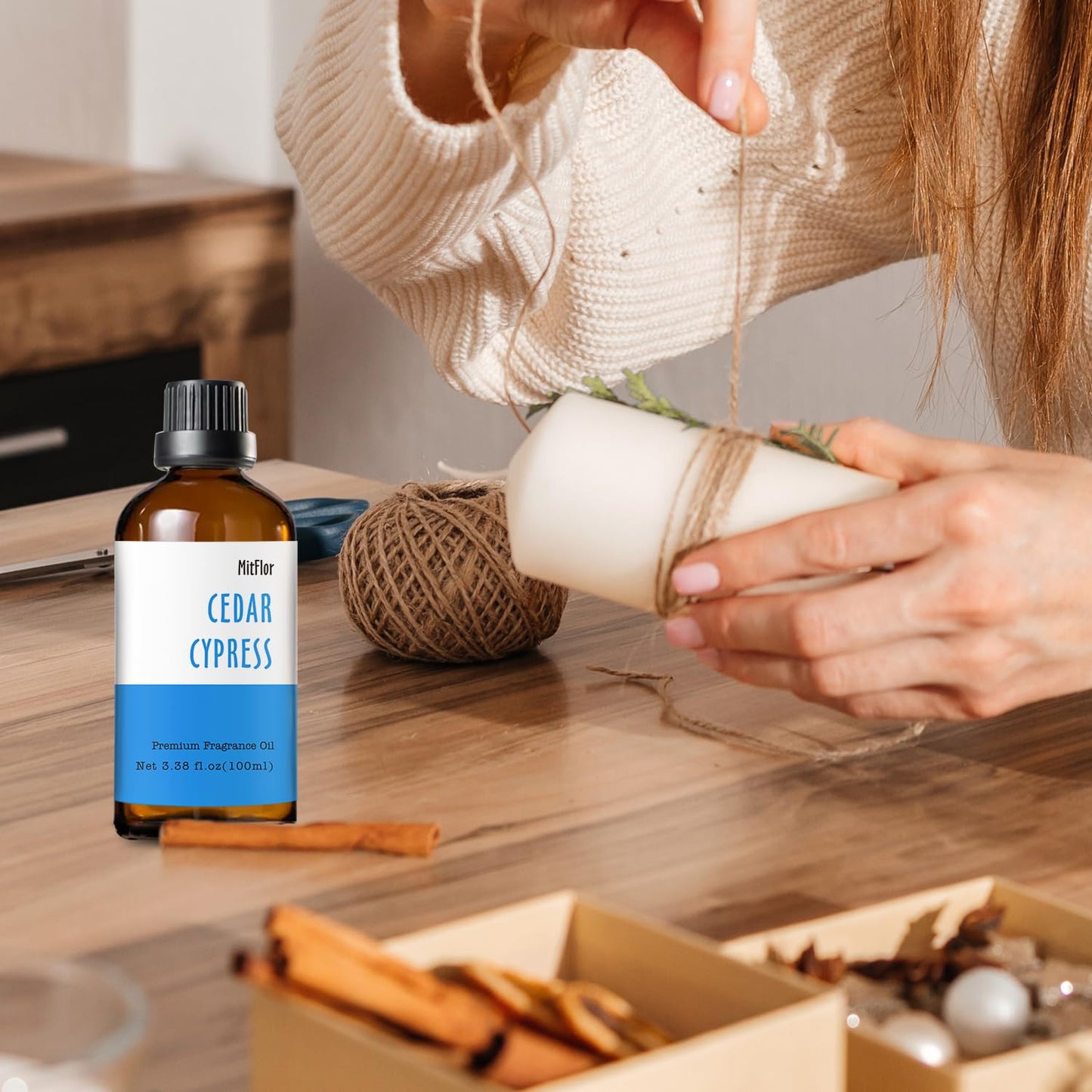 Cedar Cypress Fragrance Oil 100ml – MitFlor Premium Diffuser Oil