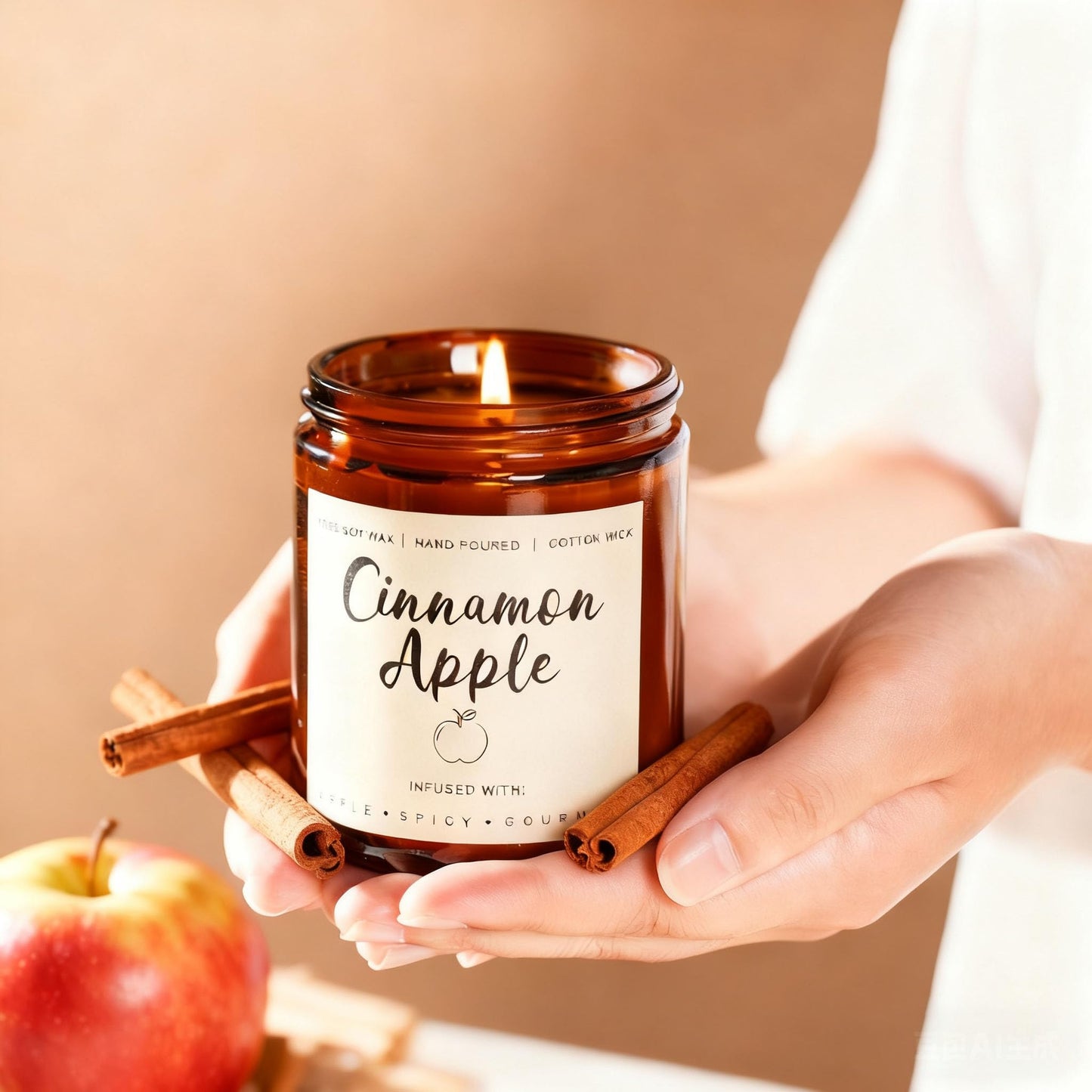 Holiday Candle Gift Set for Women – 6x7oz Soy Candles, Vanilla, Cinnamon & Cedar