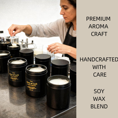 Cedarwood & Vetiver Soy Candle – Luxury Handcrafted Black Jar (7.05 oz, 42-Hour Burn)