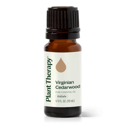 Cedarwood Virginian Essential Oil 10 mL | 100% Pure, Undiluted, Therapeutic Grade – Plant Therapy