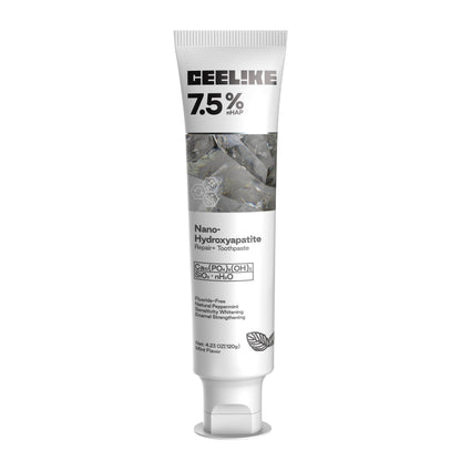 CEELIKE 7.5% Hydroxyapatite Toothpaste – Enamel Strengthening, Gum Protection, Fluoride-Free, 120g
