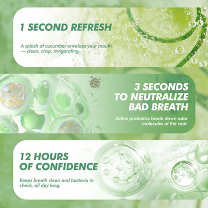 CEELIKE Oral Spray – Fresh Breath & Dual Cooling (Cucumber, 1 Count)