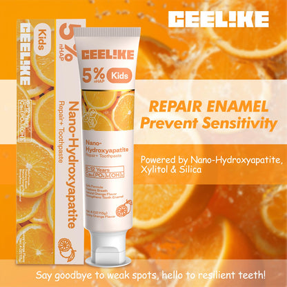 CEELIKE Hydroxyapatite Toothpaste & Kids Set – Strengthens Teeth & Enamel