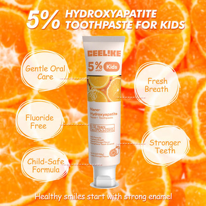 CEELIKE Hydroxyapatite Toothpaste & Kids Set – Strengthens Teeth & Enamel