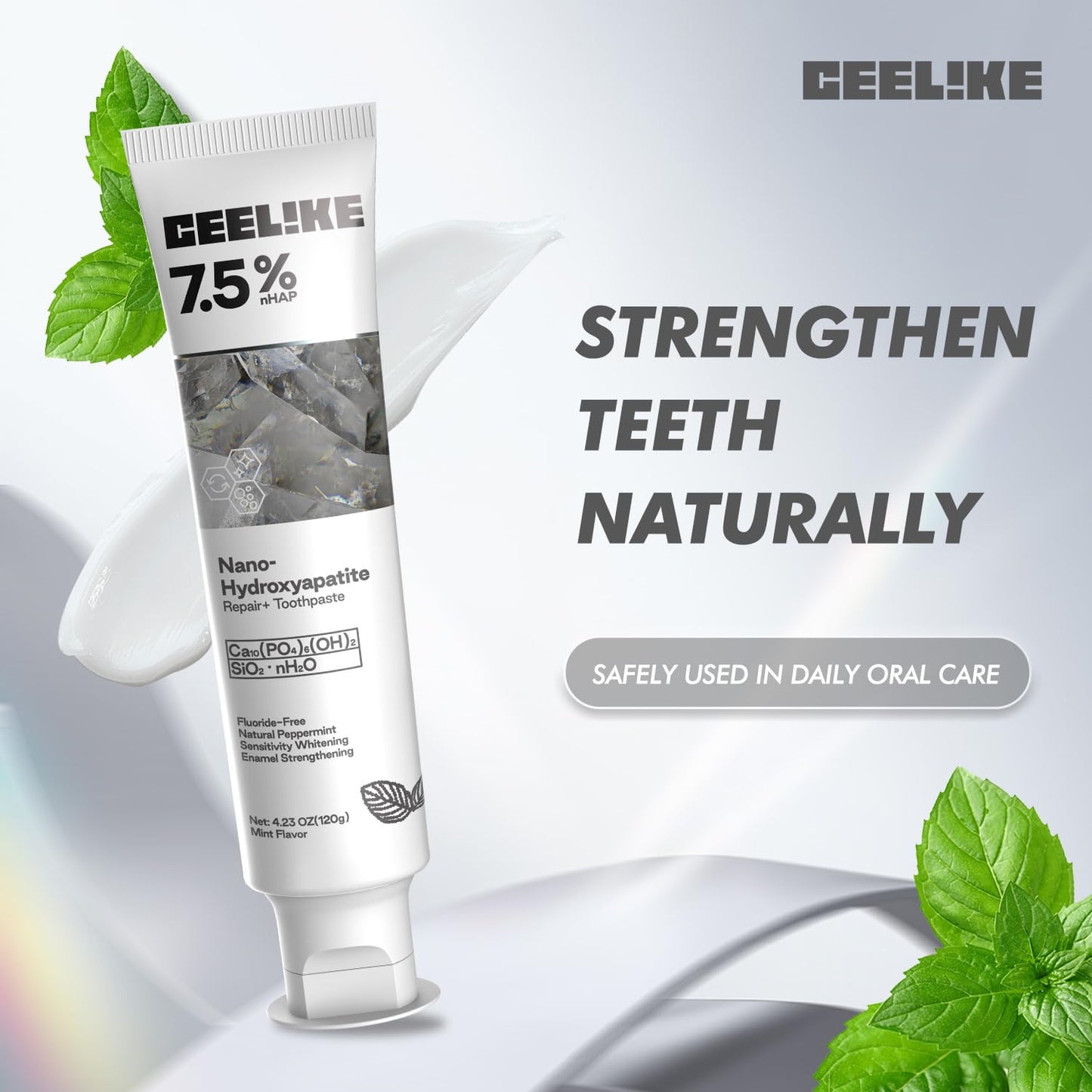 CEELIKE Hydroxyapatite Toothpaste & Kids Set – Strengthens Teeth & Enamel