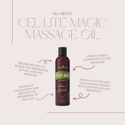 Cel-Lite Magic Massage Oil 8 oz Bottle by Young Living Essential Oils | Cel Lite