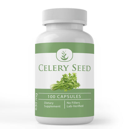 PURE ORIGINAL INGREDIENTS Celery Seed (100 Capsules) - 50 Day Supply