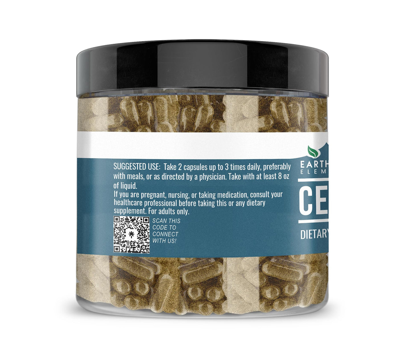 Earthborn Elements Celery Seed 200 Capsules - Pure & Undiluted