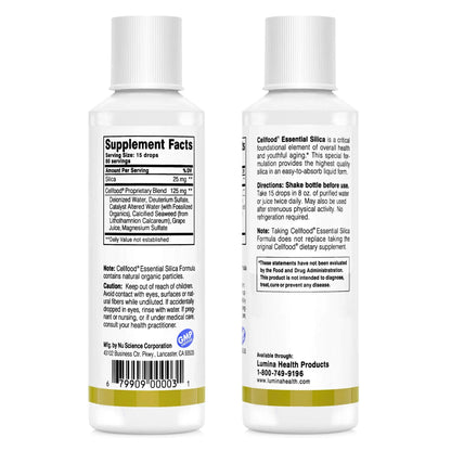 Cellfood Essential Silica Anti-Aging Formula – 4 oz, 2 Pack | Supports Bones, Joints, Hair, Skin, Nails BritishVita | Premium UK Vitamins & Wellness Supplements