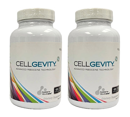 Cellgevity: Advanced RiboCeine Glutathione Support — 120 Veg Capsules (Pack of 2)