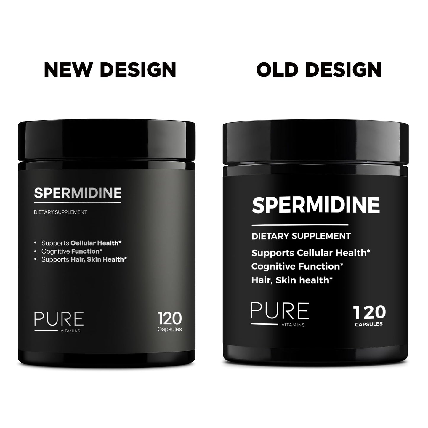 Spermidine Supplement 1000mg – 120 Capsules | Wheat Germ Extract | Cellular Renewal & Cognitive Support | Vegan, Non-GMO, Gluten-Free | Made in USA