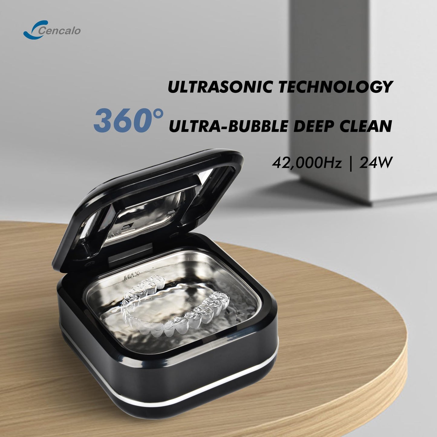 FSA/HSA Eligible 2-in-1 Ultrasonic & UV Dental Cleaner - 42kHz, 180ml Pod