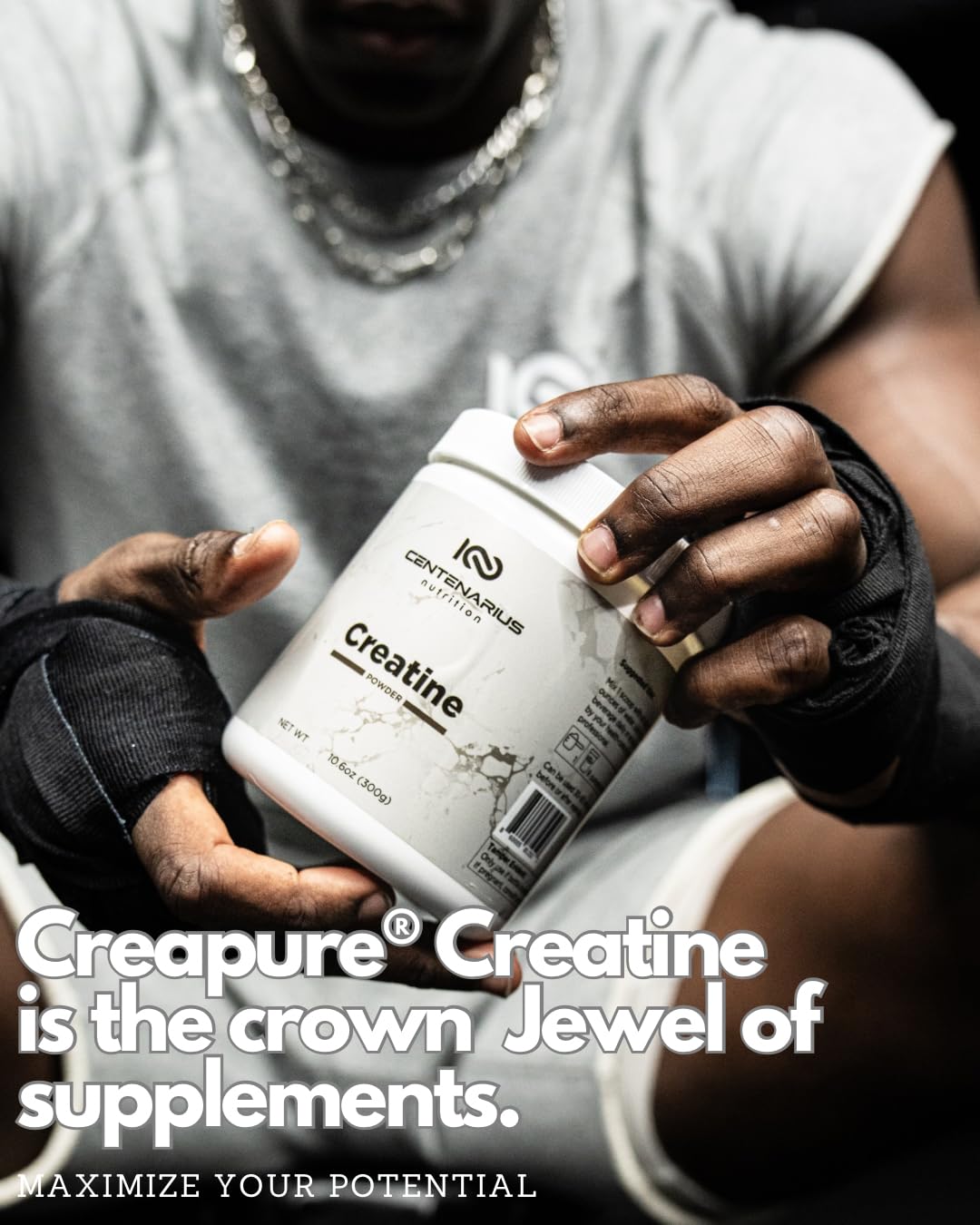 Centenarius Nutrition Creapure® Creatine Monohydrate Powder – Unflavored Micronized for Strength & Endurance