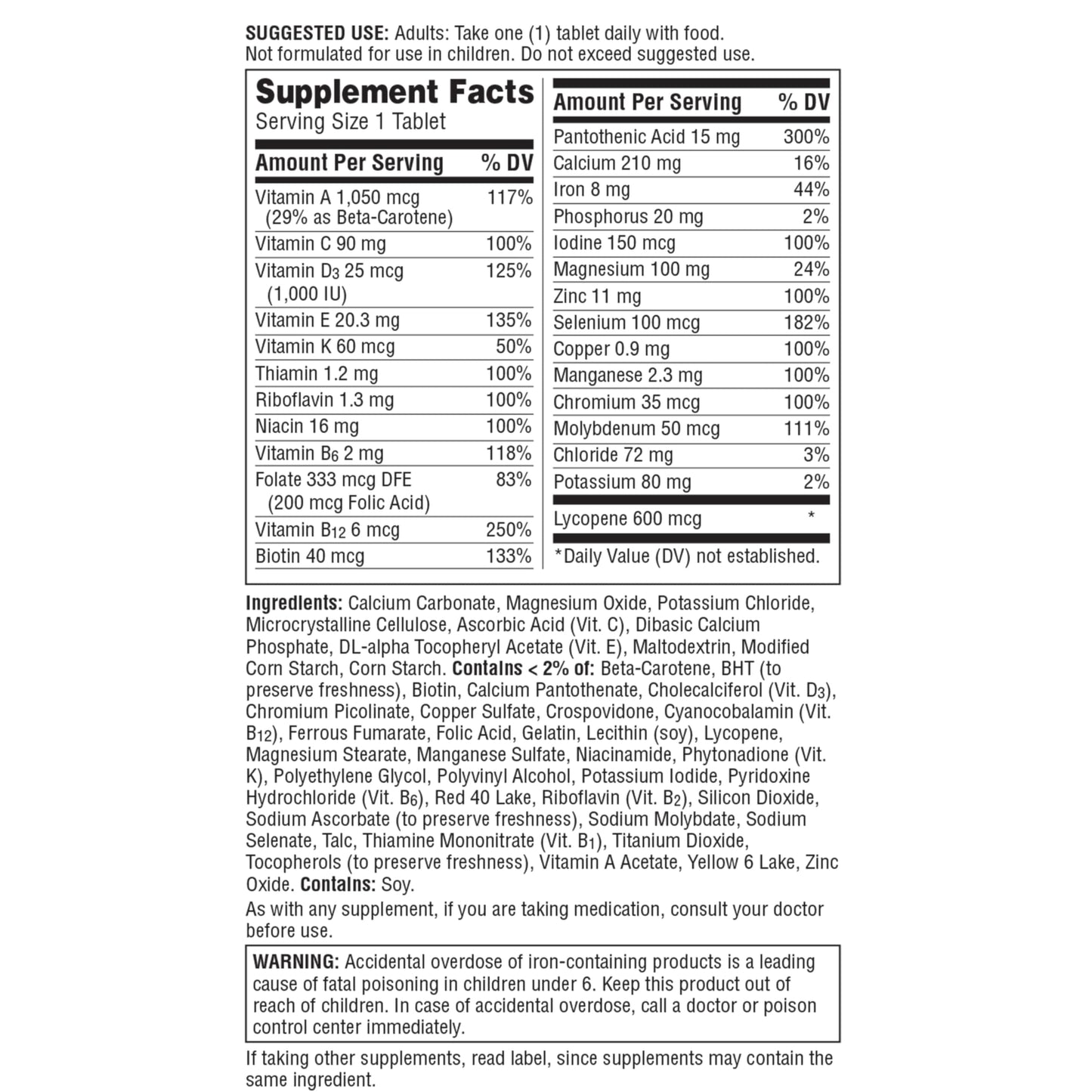 Centrum Multivitamin for Men – 120 Count | Vitamin D3, B Vitamins & Antioxidants