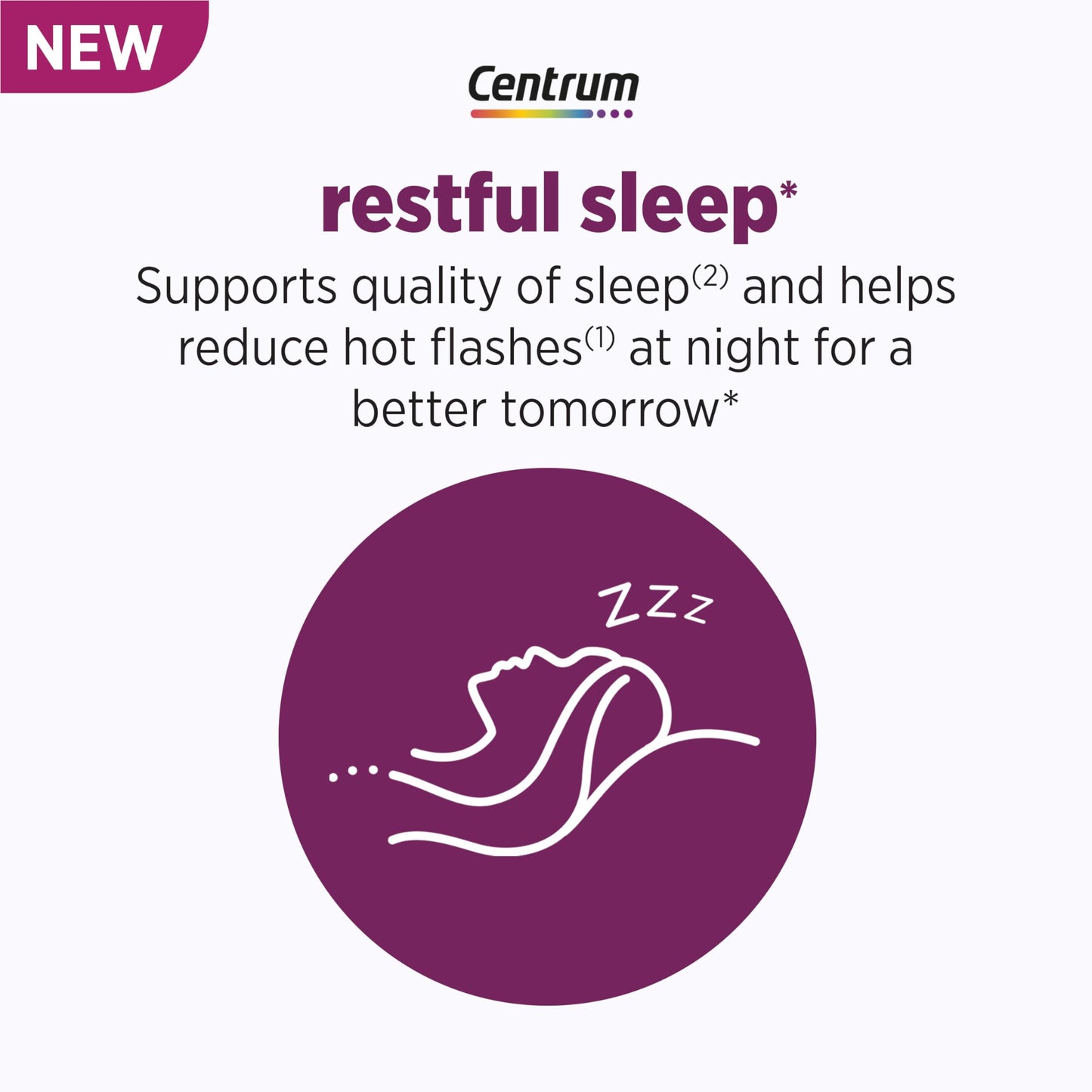 Centrum Restful Sleep Menopause Support Tablets | 28 Count