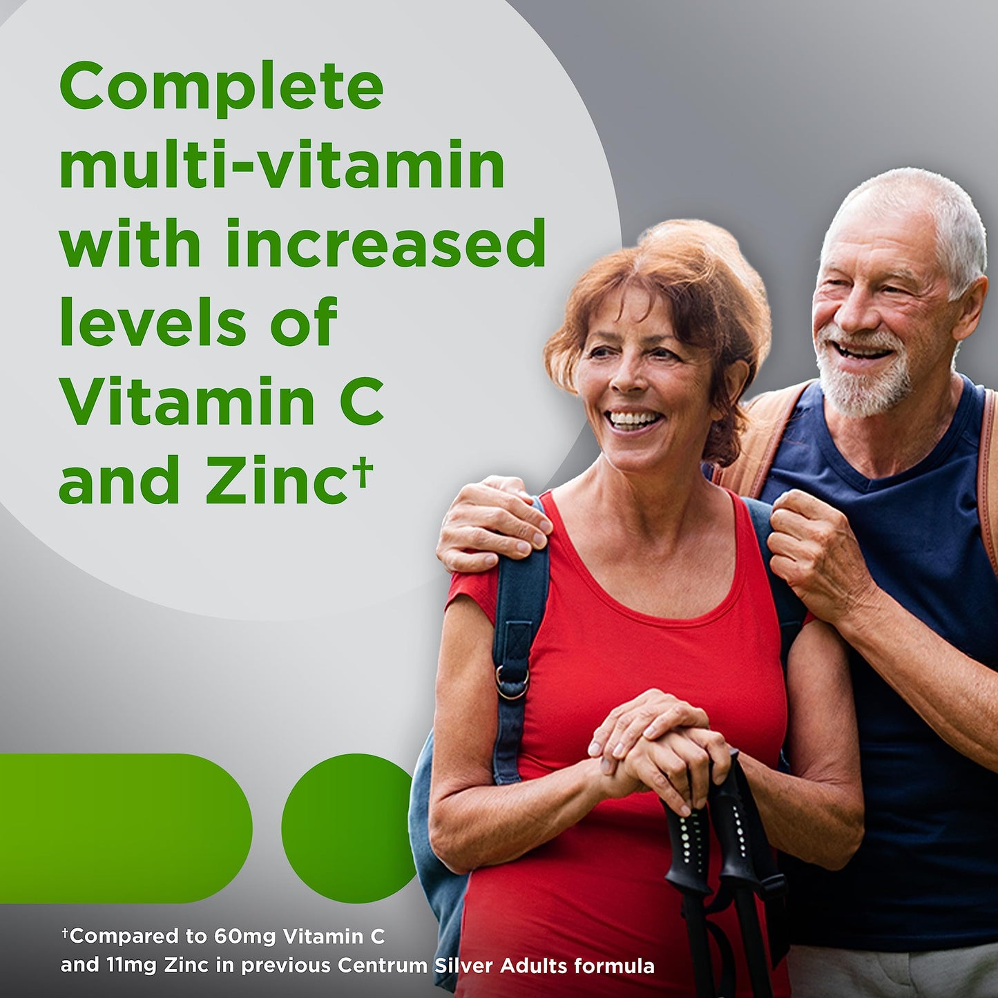 Centrum Silver Adult Multivitamin (80 Count) | Age 50+ | Vitamin D3