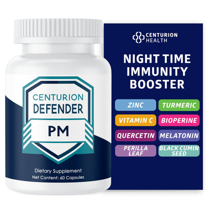 Centurion Defender PM – 9-in-1 Natural Sleep & Immune Support, 60 Caps