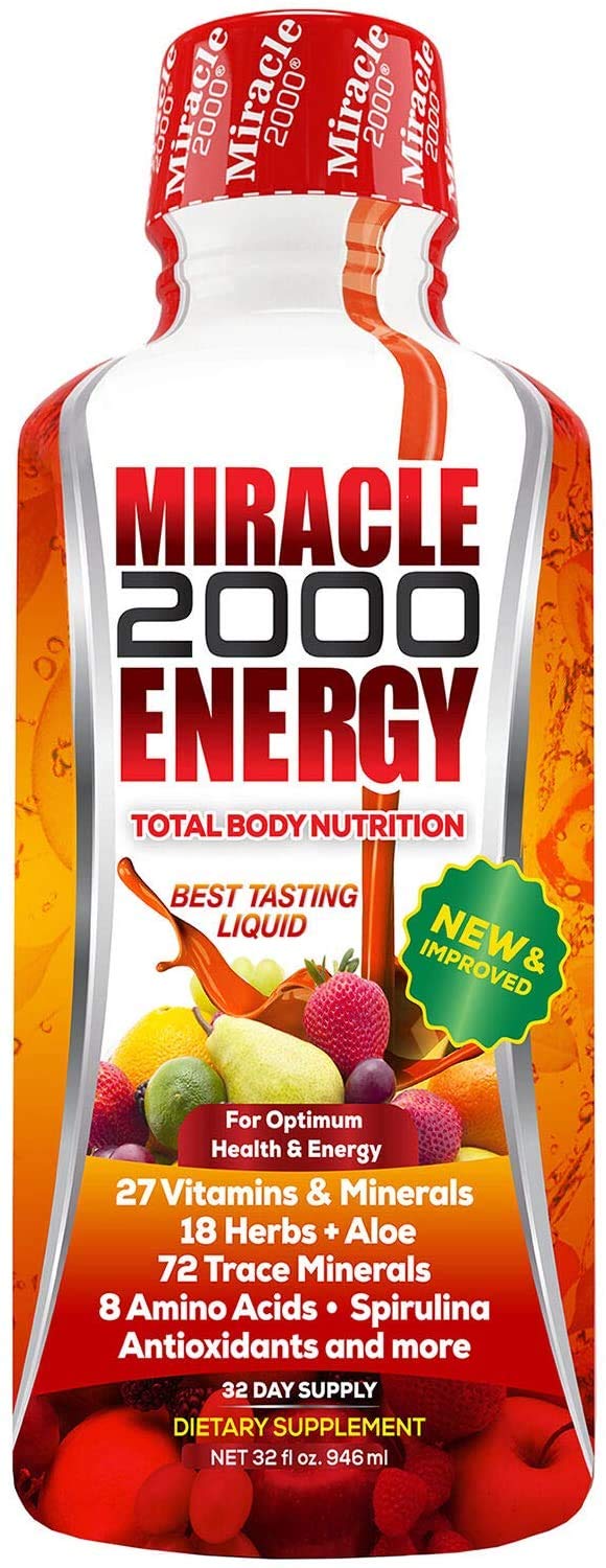 Century Systems Miracle 2000 – 32 oz Liquid Multivitamin, Minerals, Amino Acids & Antioxidants