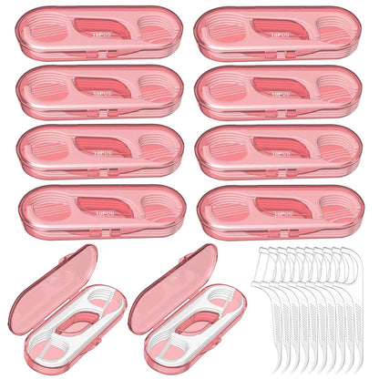 Ceonam 10 Pack Flosser Dispenser – Dental Floss Case & Travel Floss Picks