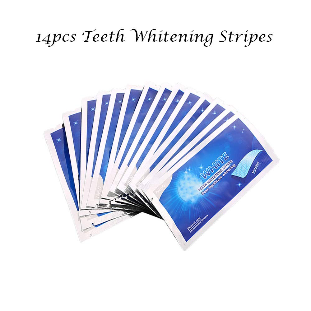 Ceonam Teeth Whitening Strips Kit – No Sensitivity, 28 Strips (14-Pack)