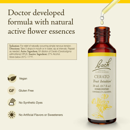 Cerato 20ml – Bach Flower Remedies | Trust Your Inner Wisdom