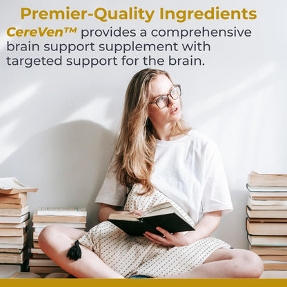 Premier Research Labs CereVen - Herbal Brain Support with Rhodiola Rosea (60 Veg Capsules)