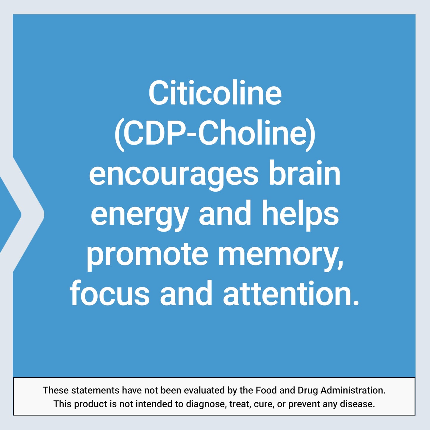 Life Extension Citicoline (CDP-Choline) – 60 Vegetarian Capsules