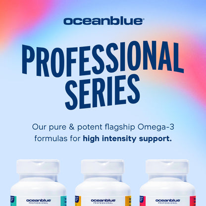 Oceanblue Professional Omega-3 2100-60 Count | High-Potency Triple-Strength Burpless Fish Oil (EPA, DHA, DPA) - Orange Flavor