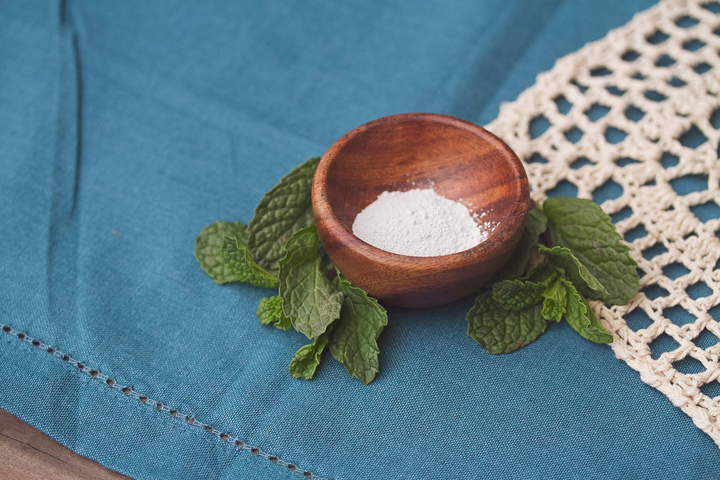 Zero Waste Tooth Powder – Organic Vegan Fluoride Free, Peppermint Flavor, 6 Month Supply