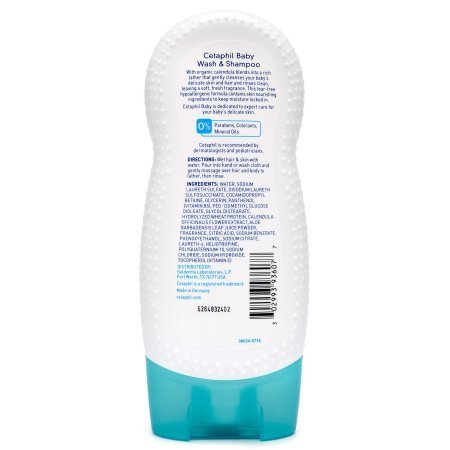 Cetaphil Baby Wash and Shampoo with Organic Calendula - 7.8 oz Pack of 4