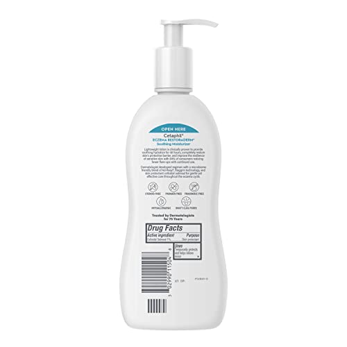 Cetaphil Restoraderm Soothing Moisturizer for Eczema-Prone Skin | 10 oz, Fragrance-Free