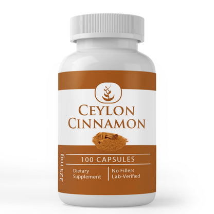 Pure Original Ceylon Cinnamon Capsules – Always Pure, Lab Verified