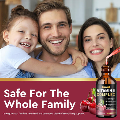 CFILIHTC B Complex Drops – Vegan Methyl B12, Cherry Flavor