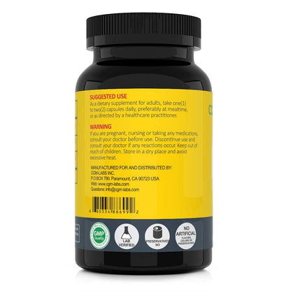 Non Acidic Vitamin C 1500mg with Calcium - Gentle on Stomach | Immune & Bone Support | CGM Labs