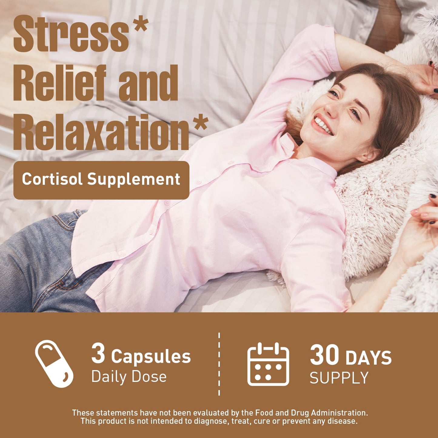 Ashwagandha & Lions Mane Capsules for Brain, Memory & Focus | 90 Capsules