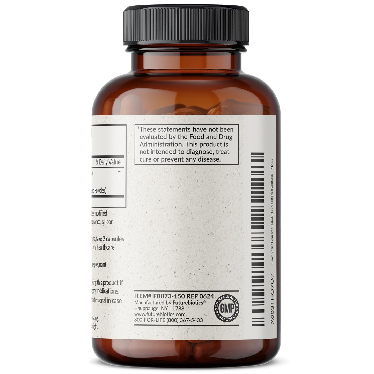 Futurebiotics Fenugreek Extra Strength – Non-GMO, Vegan, 150 Capsules