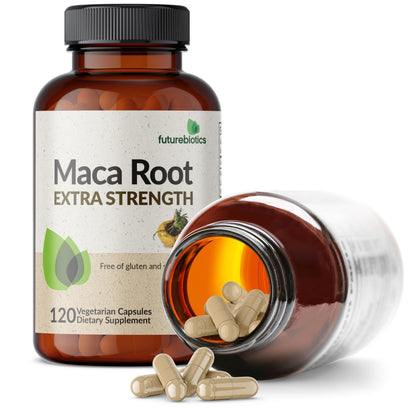 Futurebiotics Maca Root Extra Strength – Energy, Stamina & Reproductive Health | Non-GMO, 120 Veg Capsules