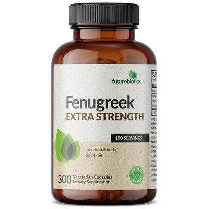 Futurebiotics Fenugreek Extra Strength 2400 MG – Non-GMO, 300 Vegetarian Capsules