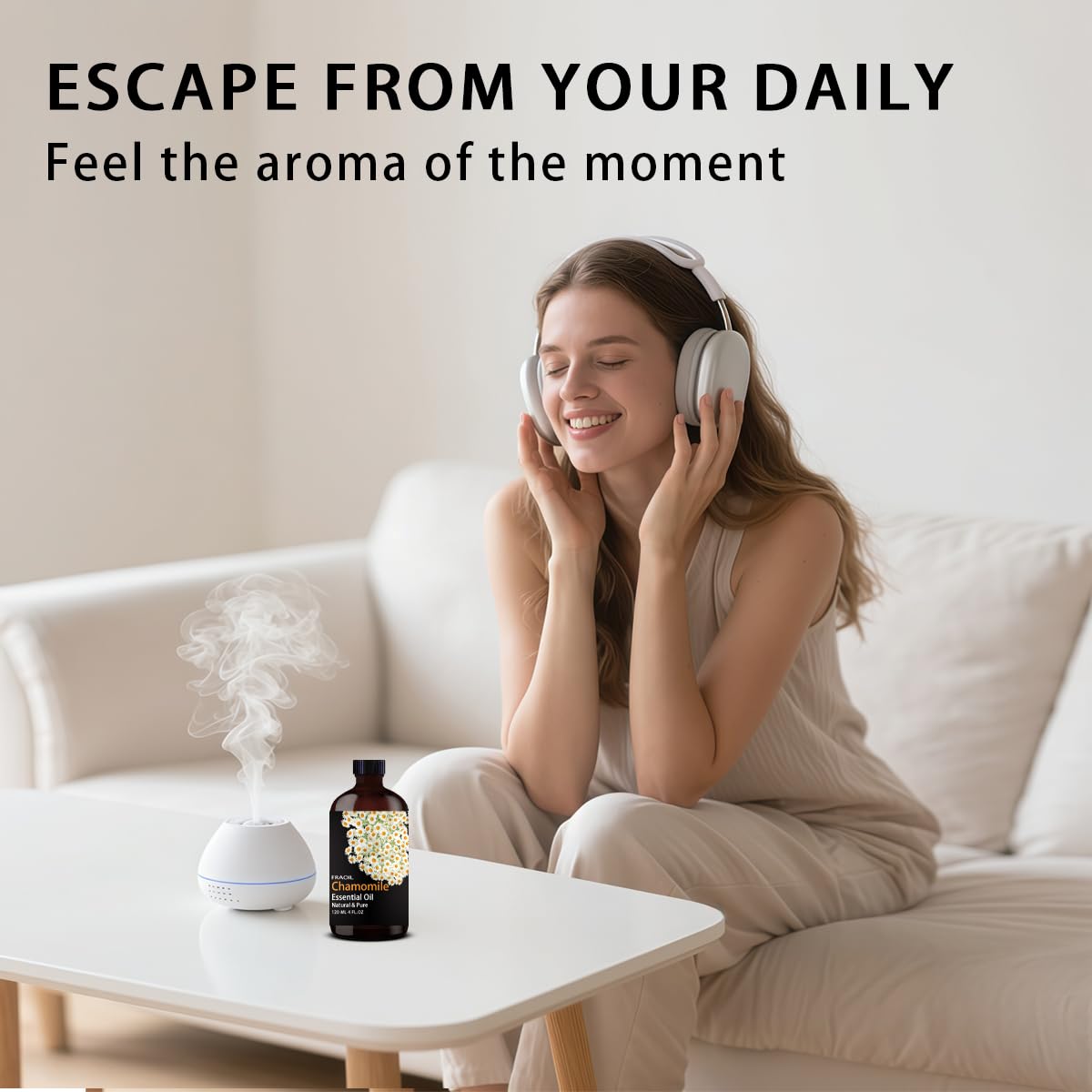 Chamomile Essential Oil 4 oz (120 ml) – Diffuser & DIY | FRAOIL
