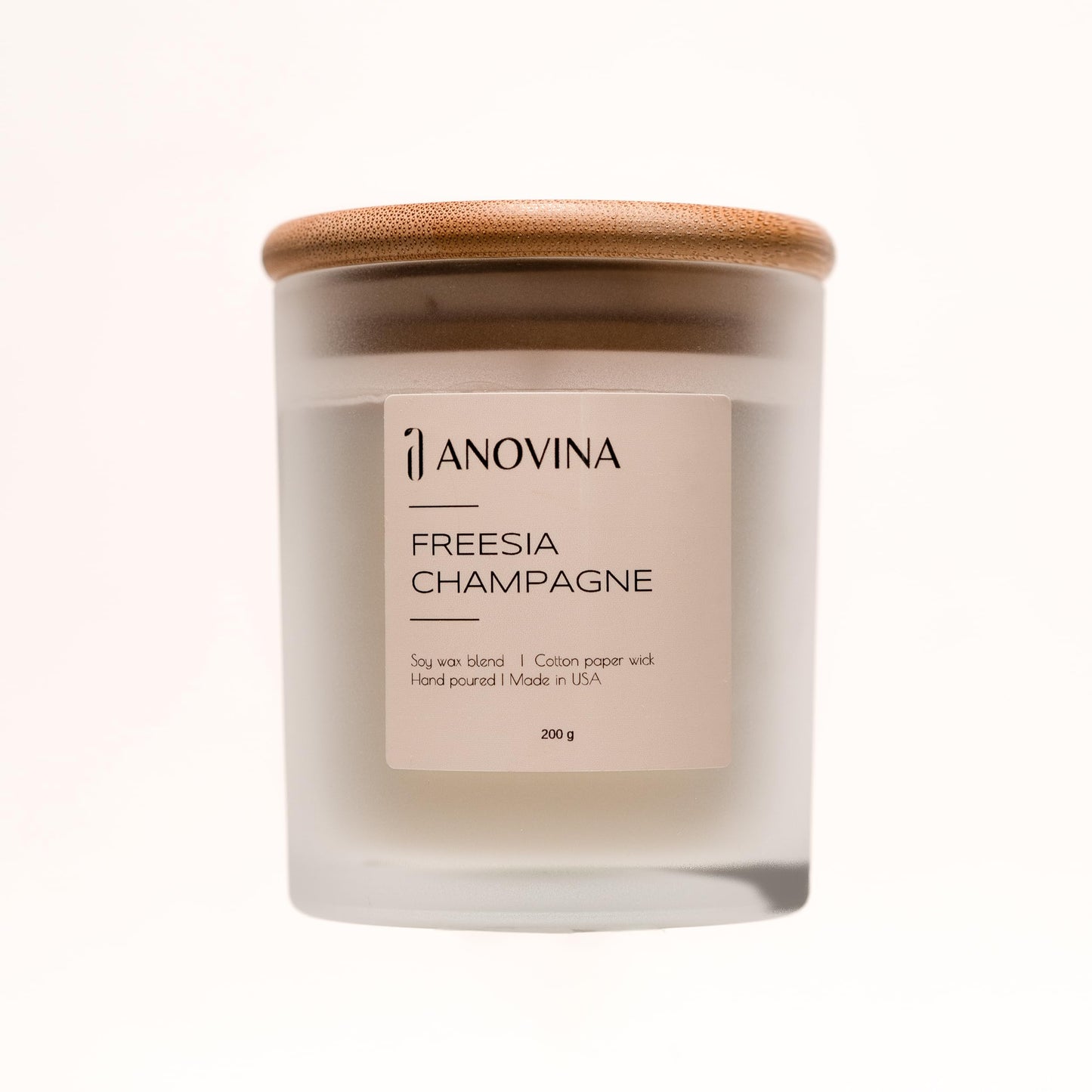 Champagne Toast Candle Gift - Freesia & Champagne Scent | Made in USA