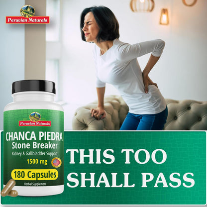Chanca Piedra 360 Capsules – Stone Breaker, Kidney Detox & Gallbladder Support