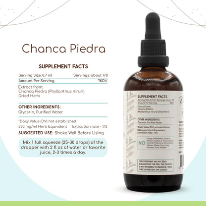 Chanca Piedra B120 Alcohol-Free Herbal Extract Tincture – 4 fl oz | Phyllanthus niruri