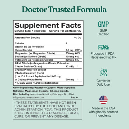 Chanca Piedra Stone Breaker - Advanced Formula Sugar Free Kidney Cleanse (120 Vegan Capsules)